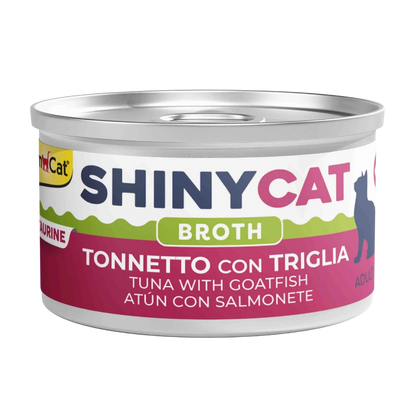 Gimcat Shinycat Caldo para Gatos 70 g en Lata GIMCAT Mascotas-Ávila