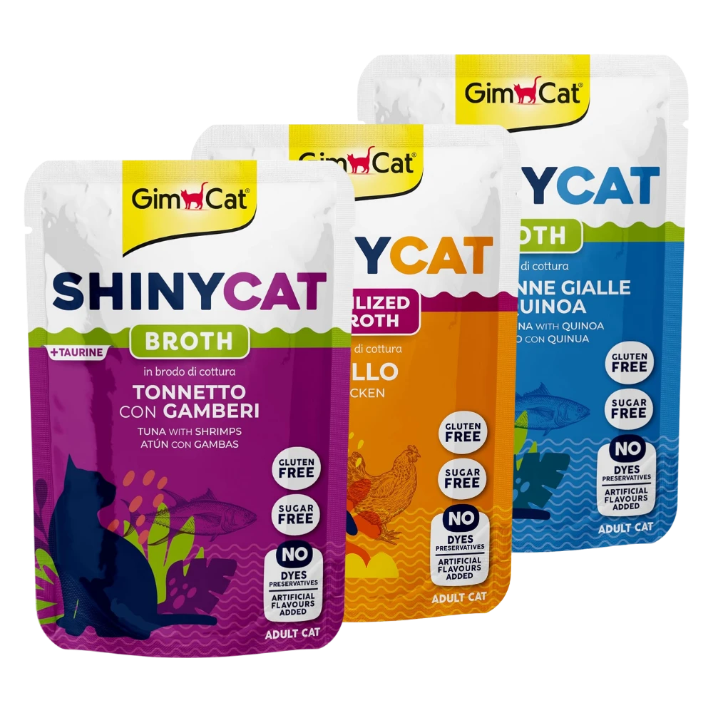 Gimcat Shinycat Caldo para Gatos 70 g en Sobre GIMCAT Mascotas-Ávila