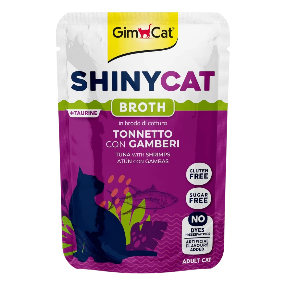 Gimcat Shinycat Caldo para Gatos 70 g en Sobre GIMCAT Mascotas-Ávila