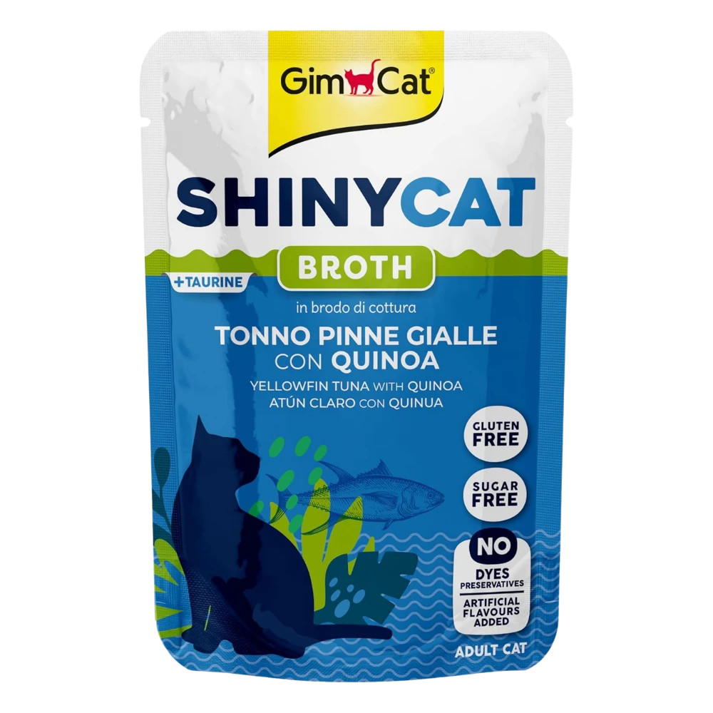 Gimcat Shinycat Caldo para Gatos 70 g en Sobre GIMCAT Mascotas-Ávila