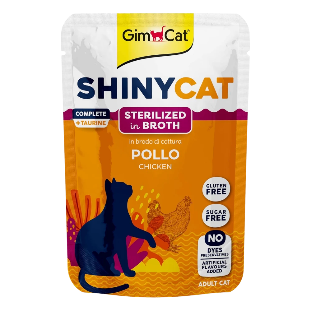 Gimcat Shinycat Caldo para Gatos 70 g en Sobre GIMCAT Mascotas-Ávila