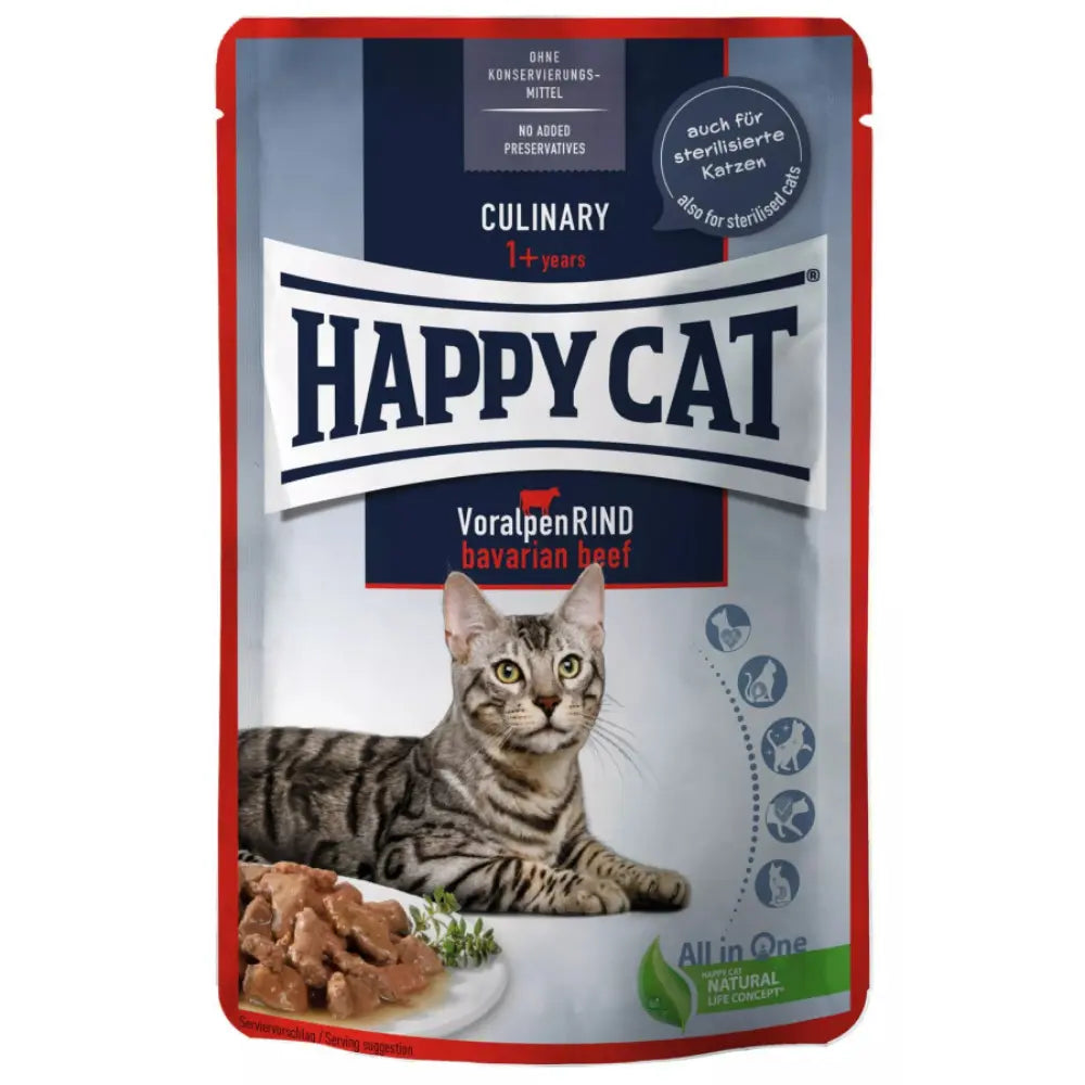 Happy Cat Culinary Meat In Sauce Weidelamm Pouch 85 g Happy Cat Mascotas-Ávila