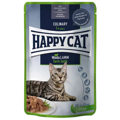 Happy Cat Culinary Meat In Sauce Weidelamm Pouch 85 g Happy Cat Mascotas-Ávila