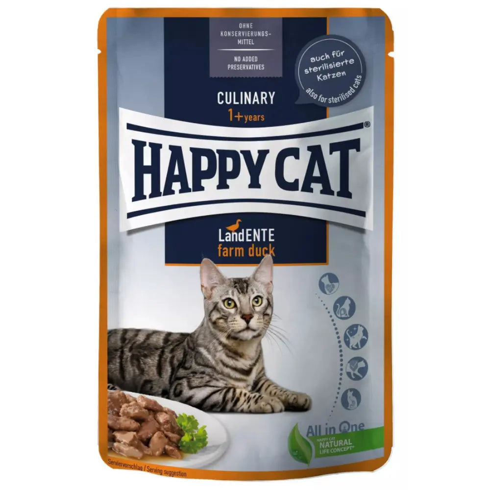 Happy Cat Culinary Meat In Sauce Weidelamm Pouch 85 g Happy Cat Mascotas-Ávila