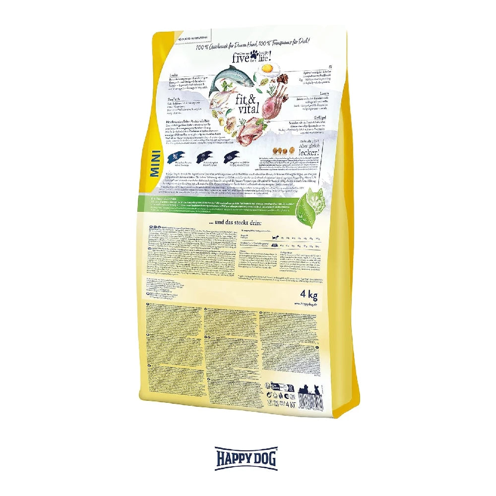 Happy Dog Mini Light Low Fat Pienso para Perros Happy Dog Mascotas-Ávila