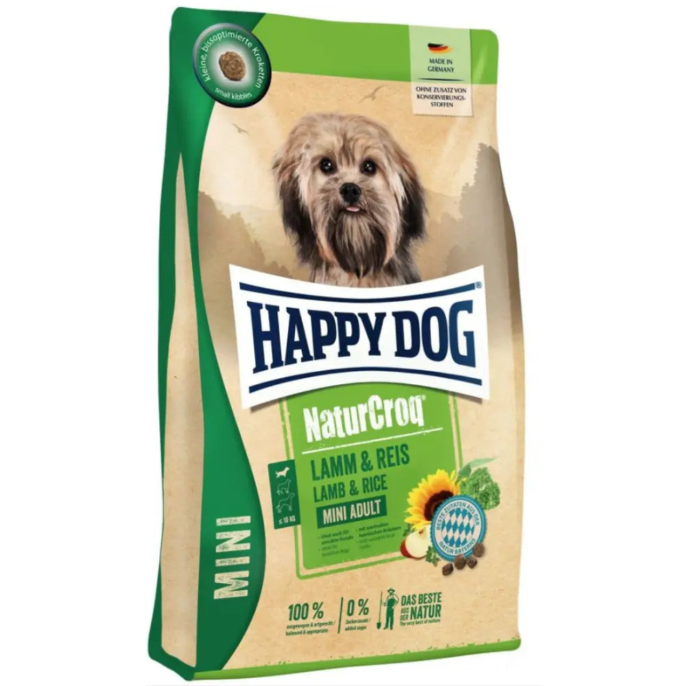 Happy Dog NaturCroq Mini Lamm & Reis Pienso para Perros de Cordero y Arroz HAPPY DOG Mascotas-Ávila