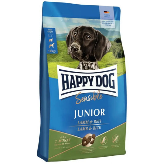 Happy Dog Sensible Junior Cordero y Arroz 10 kg Happy Dog Mascotas-Ávila