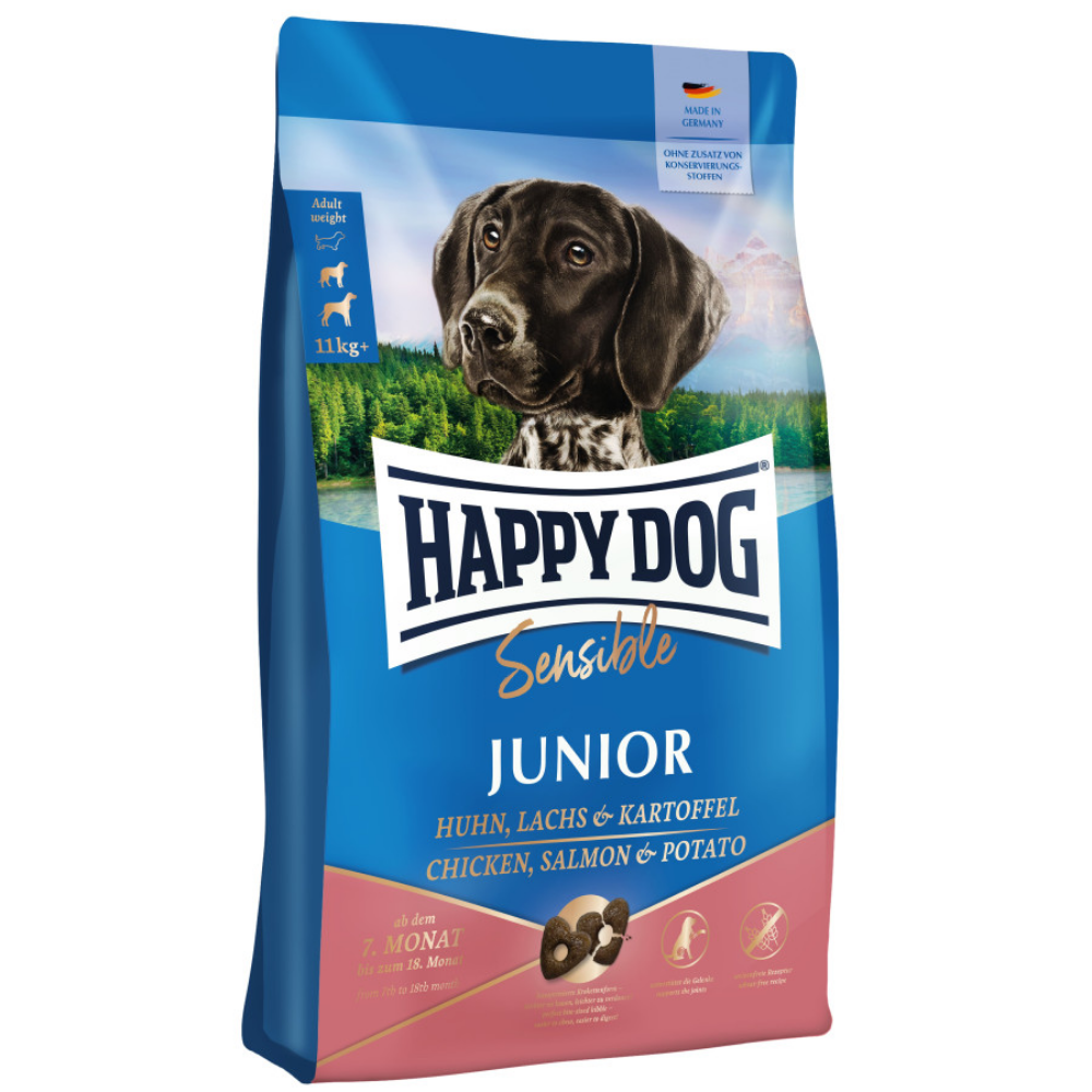 Happy Dog Sensible Junior Lachs y Kartoffel Happy Dog Mascotas-Ávila