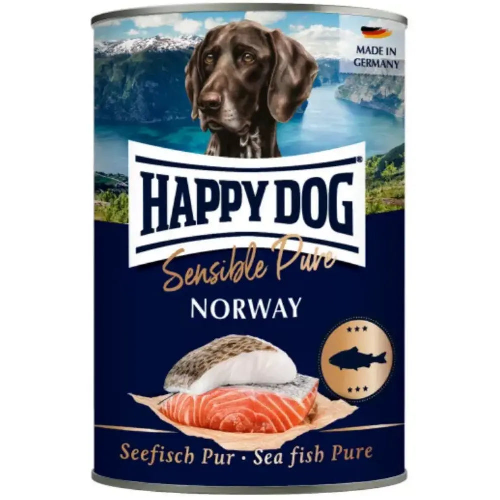 Happy Dog Sensible Pure Norway (Seefisch Pur) 400 g Lata Happy Dog Mascotas-Ávila