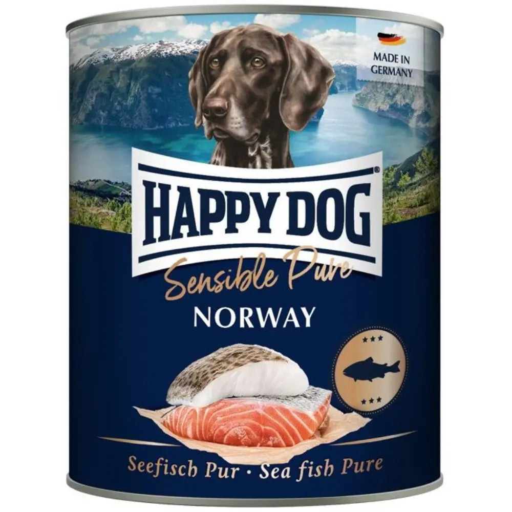 Happy Dog Sensible Pure Norway (Seefisch Pur) 800 g Lata Happy Dog Mascotas-Ávila