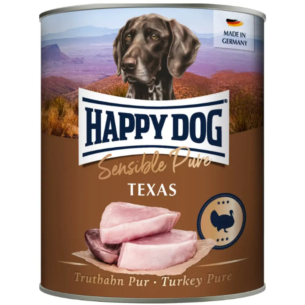 Happy Dog Sensible Pure Texas Carne de Pavo 800 g Lata Happy Dog Mascotas-Ávila