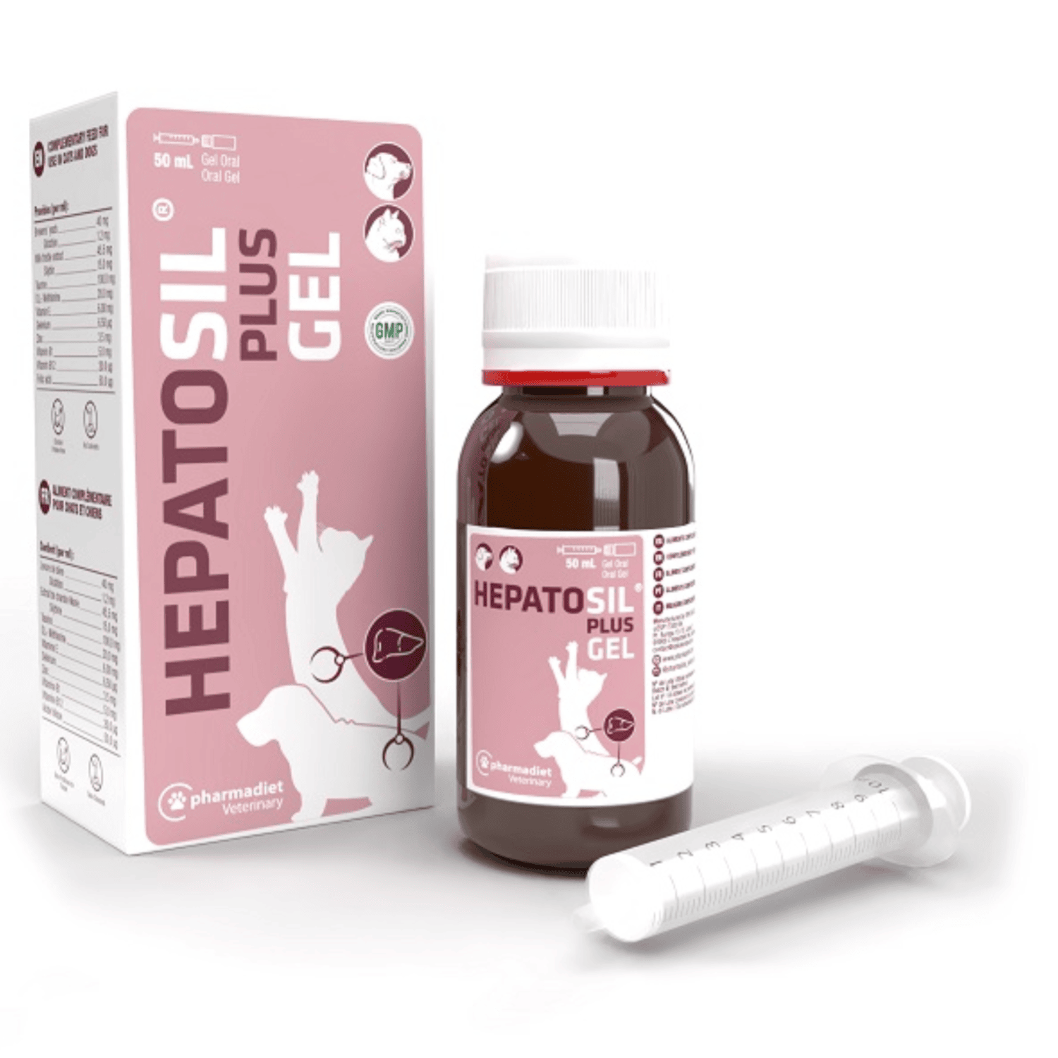 Hepatosil Plus Gel Protector Hepático 50 ml para Perros y Gatos PHARMADIET Mascotas-Ávila