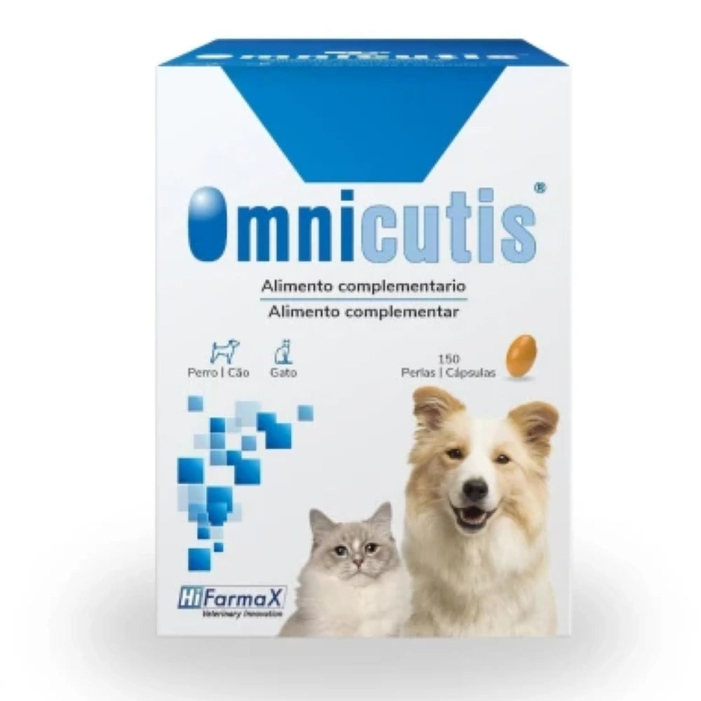 Hifarmax Omnicutis Suplemento para la Salud de la Piel y el Pelaje HIFARMAX Mascotas-Ávila