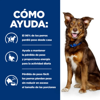 Hill'S Metabolic (Pérdida y Mantenimiento de Peso) Alimento para Perros HILLS Mascotas-Ávila