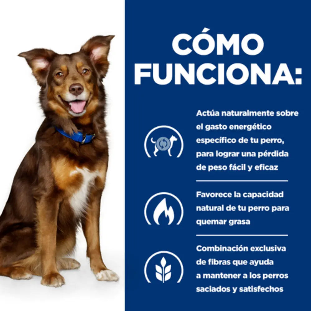 Hill'S Metabolic (Pérdida y Mantenimiento de Peso) Alimento para Perros HILLS Mascotas-Ávila