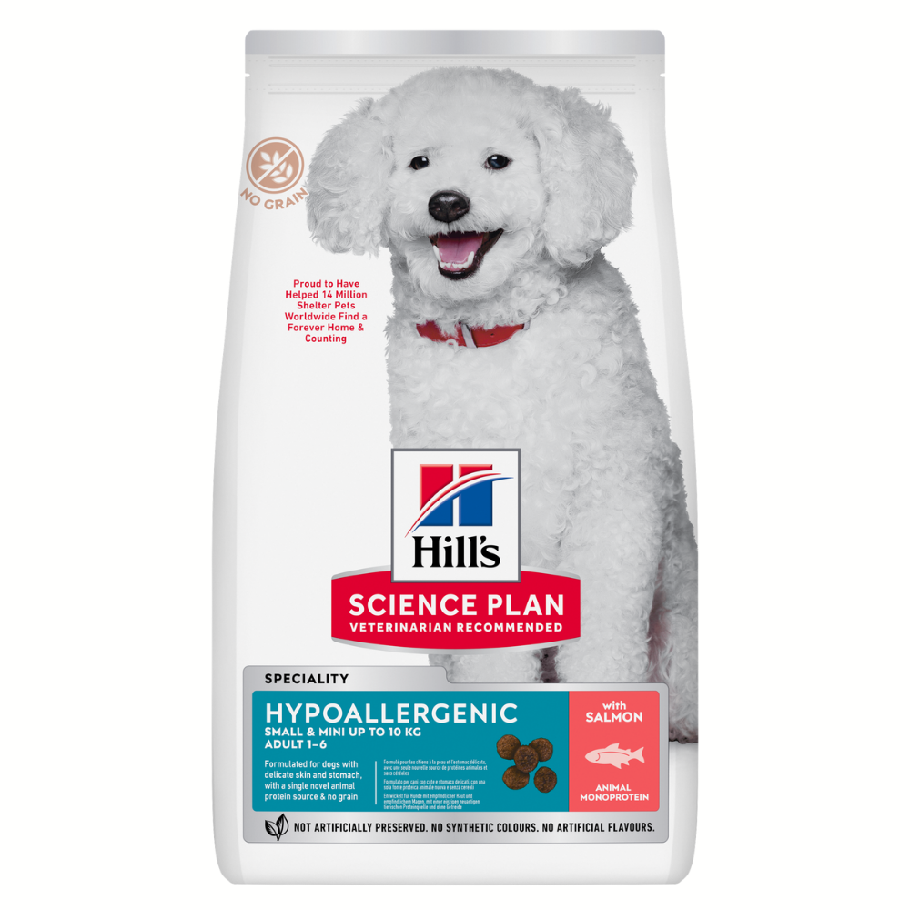 Hill'S Science Plan Adult Hypoallergenic Small y Mini Salmón y Atún 1,5 kg Alimento para Perros HILLS Mascotas-Ávila
