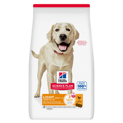 Hill'S Science Plan Adult Light Large Breed Pollo 14 kg Alimento para Perros HILLS Mascotas-Ávila