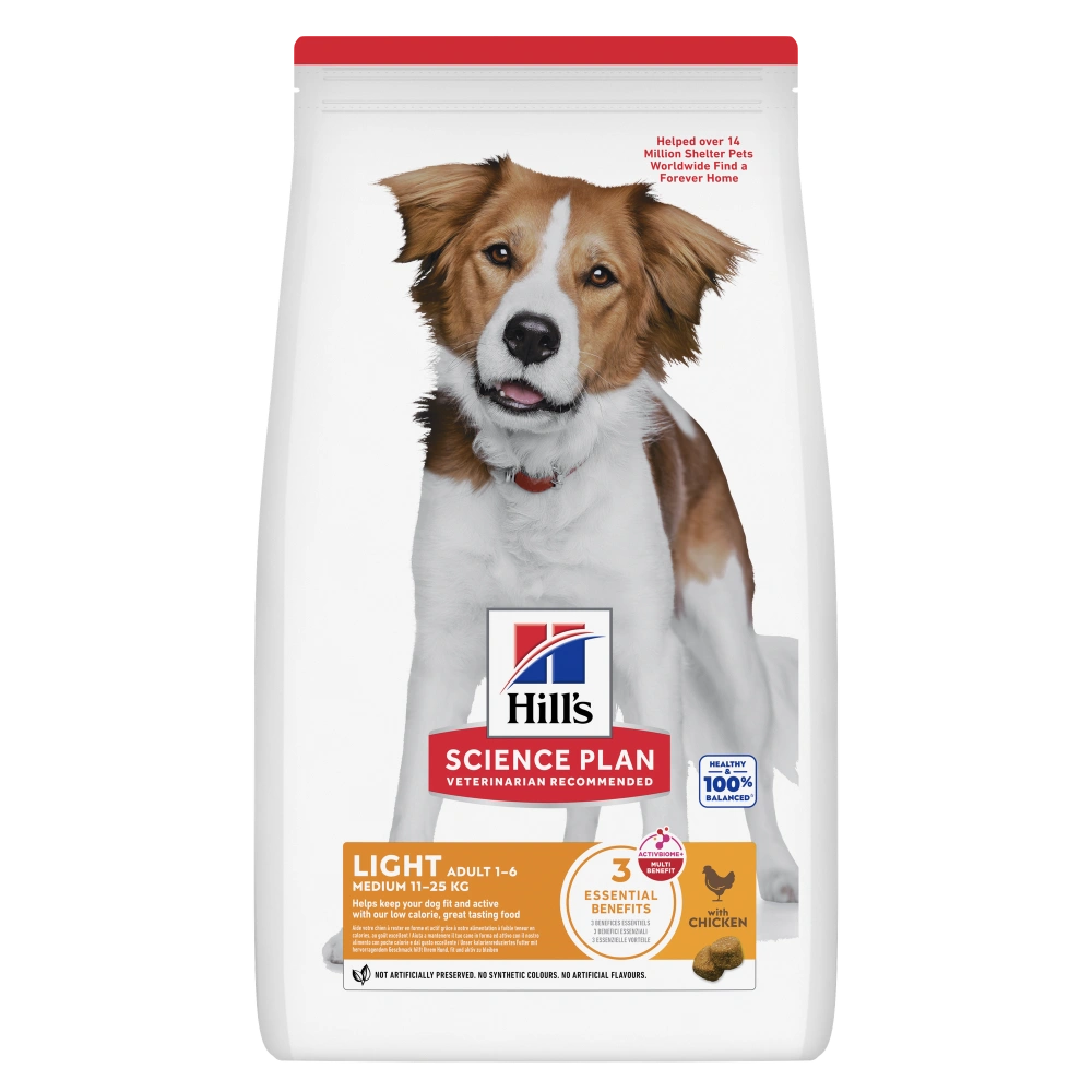 Hill'S Science Plan Adult Light Medium Pollo 14 kg Alimento para Perros HILLS Mascotas-Ávila