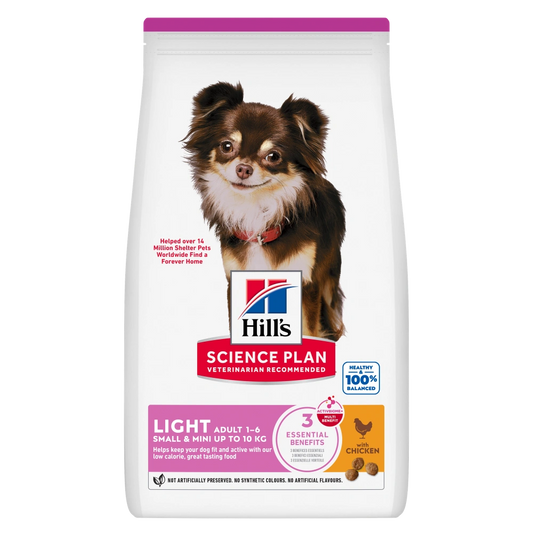 Hill'S Science Plan Adult Light Small y Mini Pollo 6 kg Alimento para Perros HILLS Mascotas-Ávila