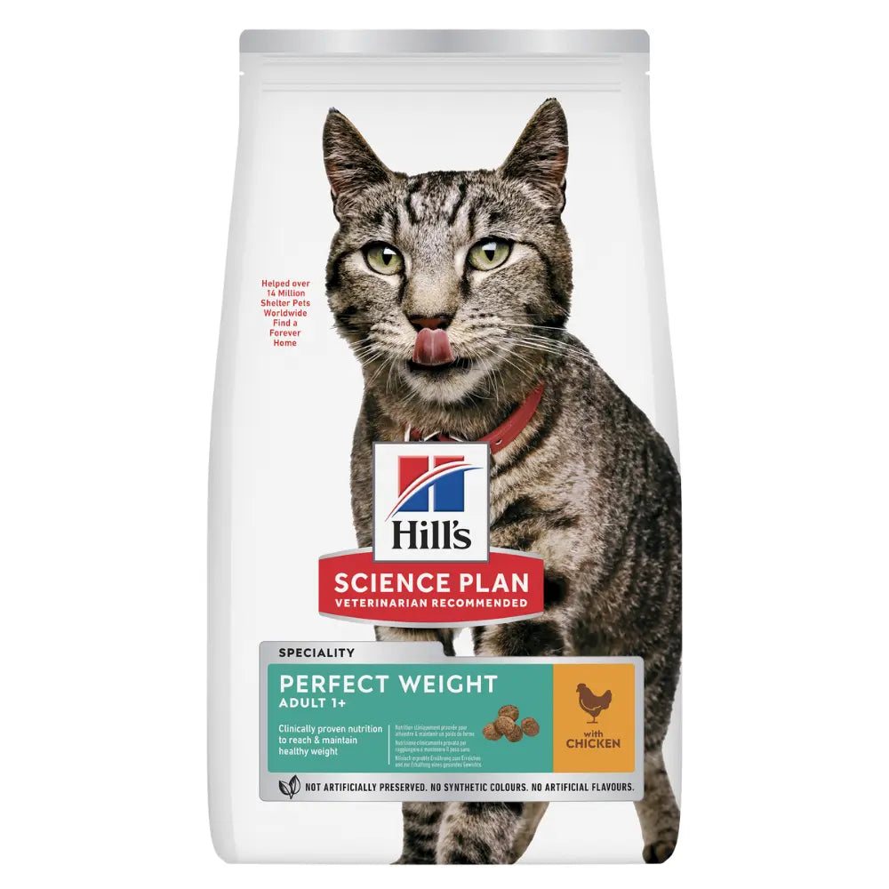 Hill'S Science Plan Adult Perfect Weight Pollo 1,5K Alimento para Gatos HILLS Mascotas-Ávila