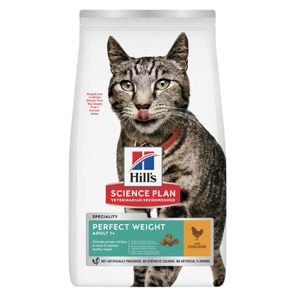 Hill'S Science Plan Adult Perfect Weight Pollo 1,5K Alimento para Gatos HILLS Mascotas-Ávila