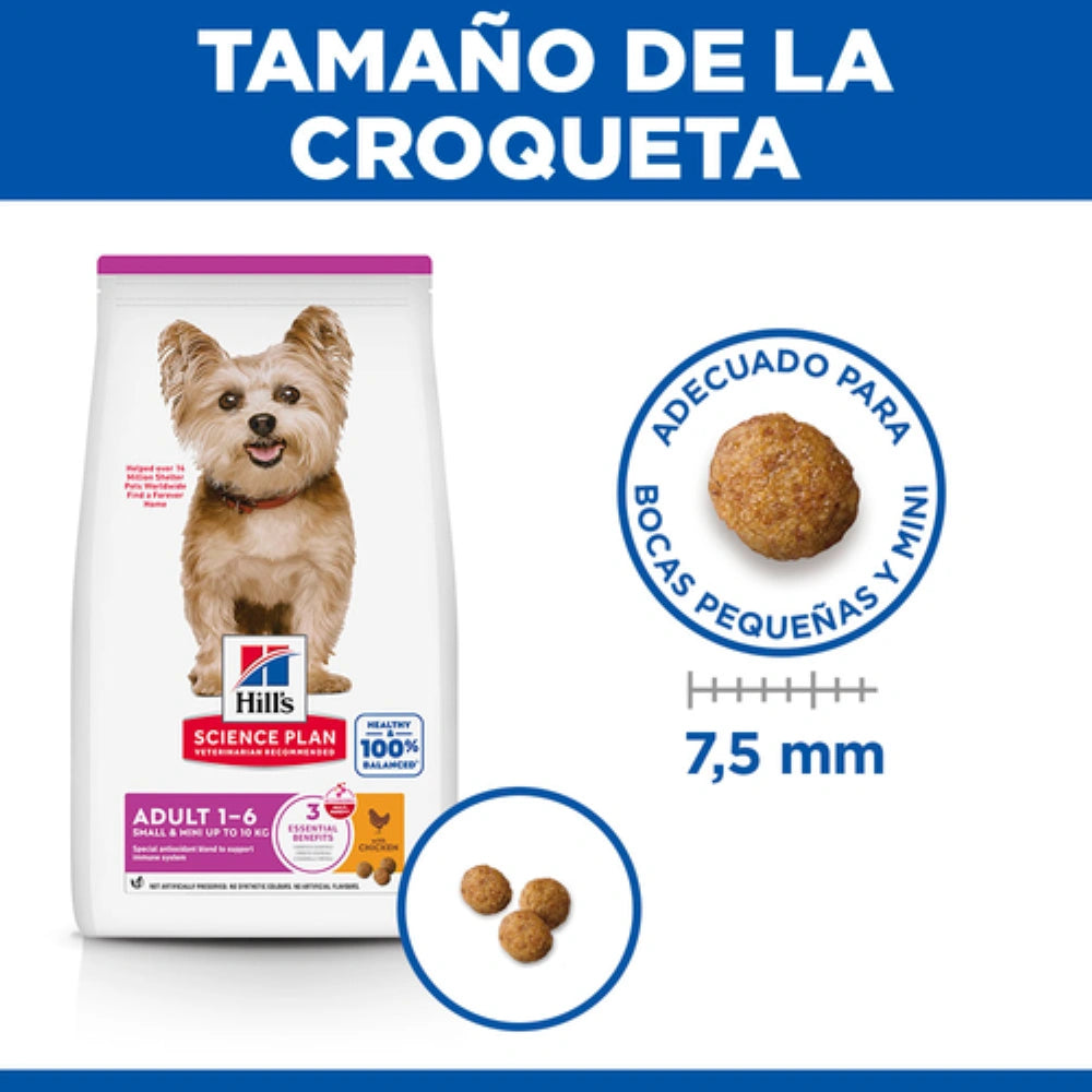 Hill'S Science Plan Adult Small & Mini Pollo 6 kg Alimento para Perros HILLS Mascotas-Ávila