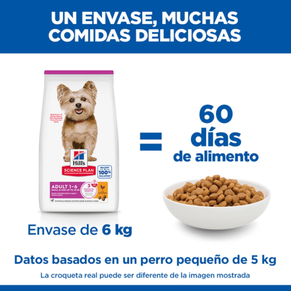Hill'S Science Plan Adult Small & Mini Pollo 6 kg Alimento para Perros HILLS Mascotas-Ávila