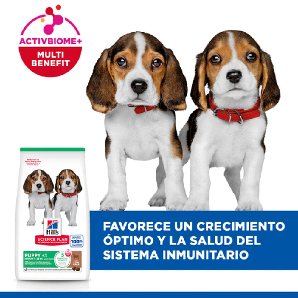 Hill'S Science Plan Medium Puppy Cordero y Arroz 14 kg Alimento para Perros HILLS Mascotas-Ávila