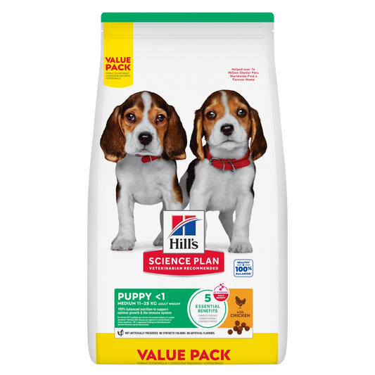 Hill'S Science Plan Puppy Medium Pollo 18 kg Alimento para Perros HILLS Mascotas-Ávila