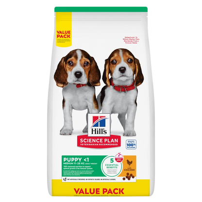 Hill'S Science Plan Puppy Medium Pollo 18 kg Alimento para Perros HILLS Mascotas-Ávila