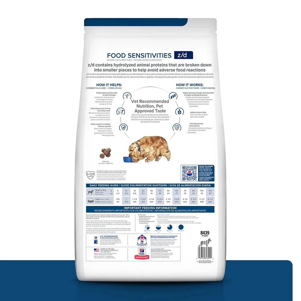 Hill'S Z/D 10 kg - Pienso para Perros con Hipersensibilidad Alimentaria HILLS Mascotas-Ávila