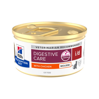 Hill's Prescription Diet Feline i/d Mousse Pollo Comida Húmeda para Gatos (Enfermedad Gastrointestinal) HILLS Mascotas-Ávila