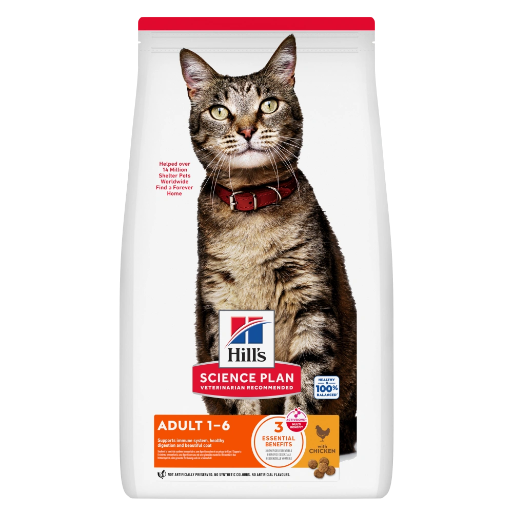 Hill's Science Plan Adult Pollo 300 g Pienso para Gatos HILLS Mascotas-Ávila