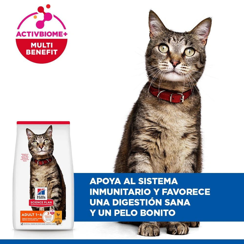 Hill's Science Plan Adult Pollo 300 g Pienso para Gatos HILLS Mascotas-Ávila