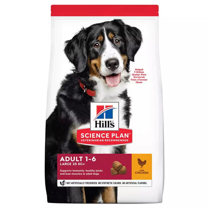 Hill's Science Plan Adult Razas Grandes Pollo Pienso para Perros HILLS Mascotas-Ávila