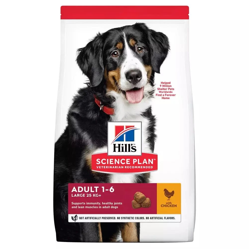 Hill's Science Plan Adult Razas Grandes Pollo Pienso para Perros HILLS Mascotas-Ávila