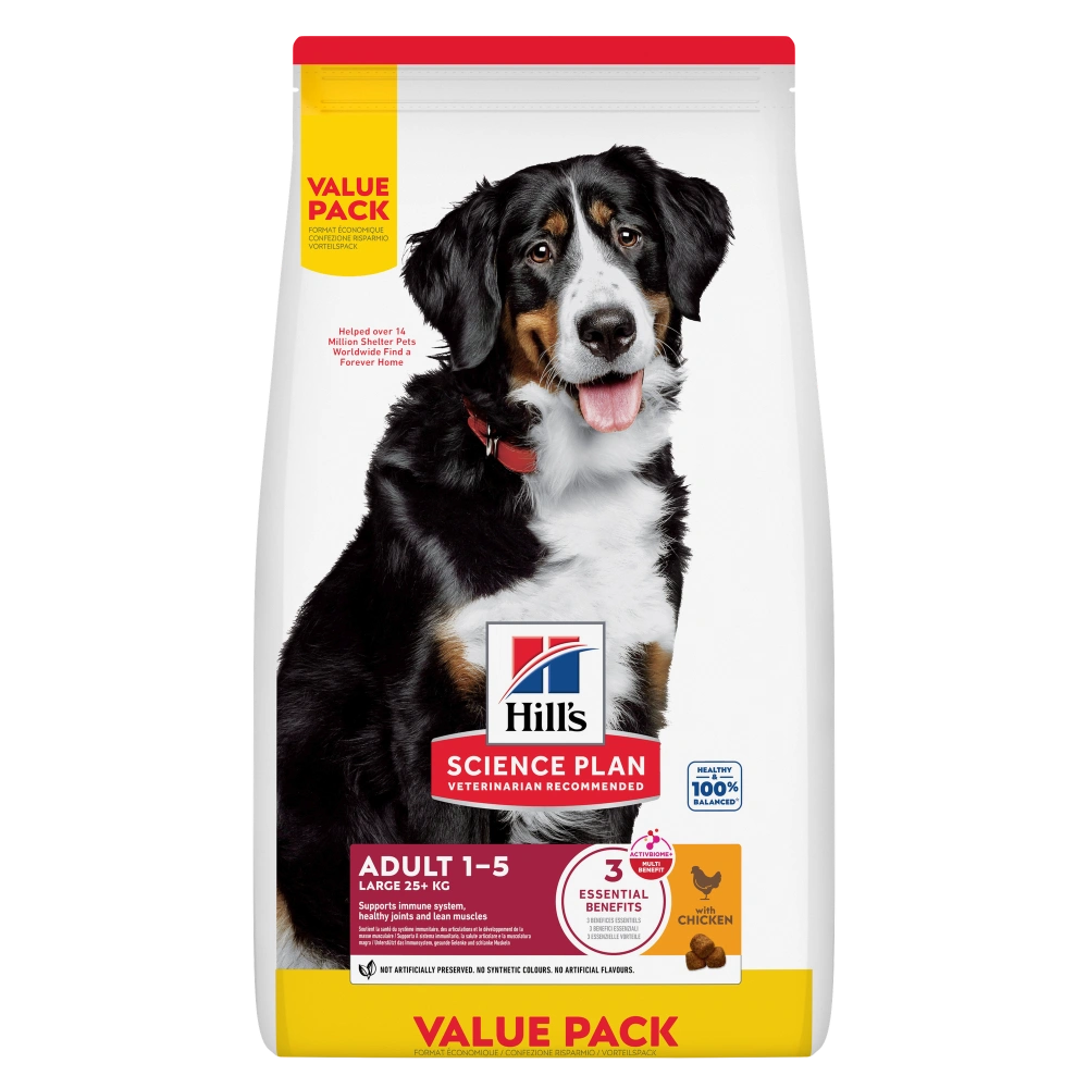 Hill's Science Plan Adult Razas Grandes Pollo Pienso para Perros HILLS Mascotas-Ávila