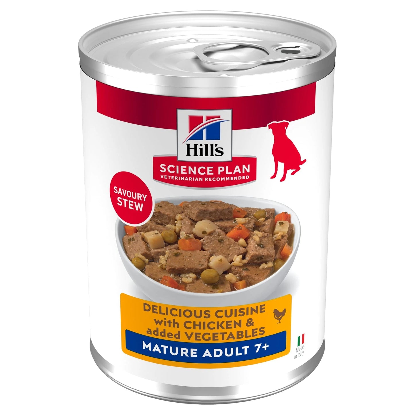 Hill's Science Plan Mature Adult Estofado con Pollo y Verduras Lata Húmeda para Perros HILLS Mascotas-Ávila