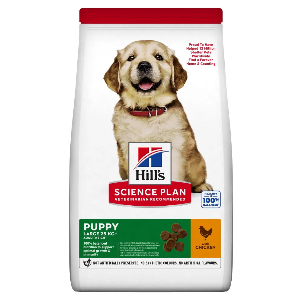 Hill's Science Plan Puppy Razas Grandes Pollo Pienso para Cachorros HILLS Mascotas-Ávila