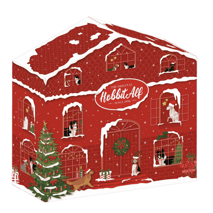 Hobbit Alf Caja Regalo Navidad Christmas Dog Paradise | Snacks Naturales para Perros HOBBIT.ALF Mascotas-Ávila