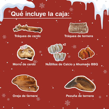 Hobbit Alf Caja Regalo Navidad Christmas Dog Paradise | Snacks Naturales para Perros HOBBIT.ALF Mascotas-Ávila