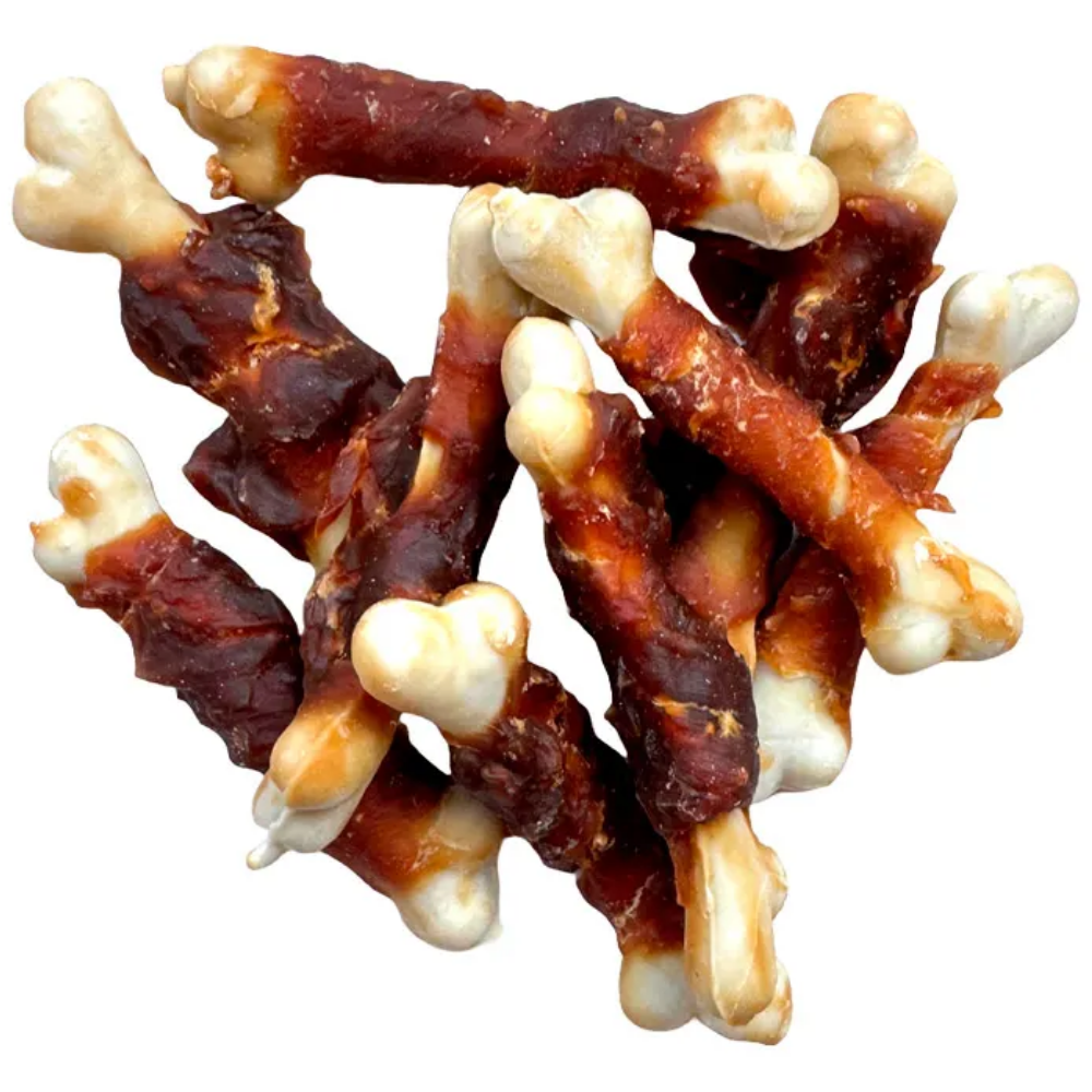 Hobbit Huesito de Calcio con Pollo Bolsa 100 g HOBBIT.ALF Mascotas-Ávila