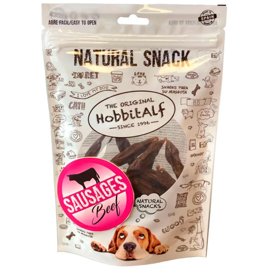 Hobbit Salchichas Ternera Omega3 Bolsa 25 uds HOBBIT.ALF Mascotas-Ávila
