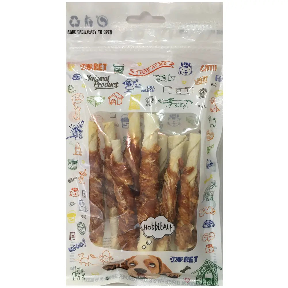 Hobbit Palitos Twist con Pollo Bolsa 100 g HOBBIT.ALF