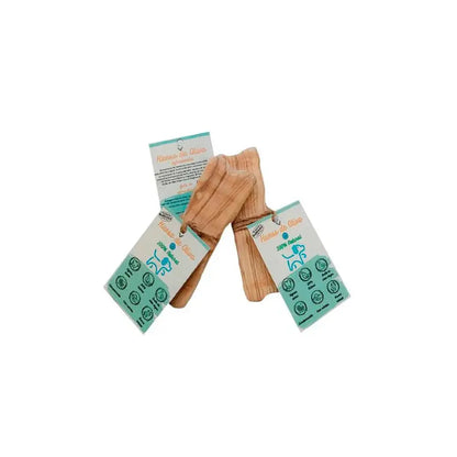 Hobbitalf Hueso de Madera de Olivo Snack Natural para Morder para Perros HOBBITALF Mascotas-Ávila