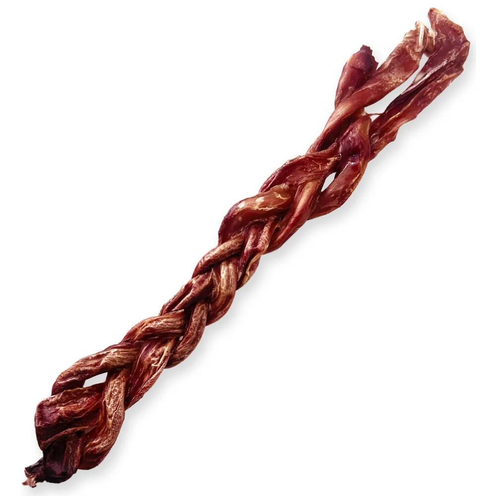 Hobbitalf Nervio de Cerdo Trenzado 30 cm HOBBITALF Mascotas-Ávila