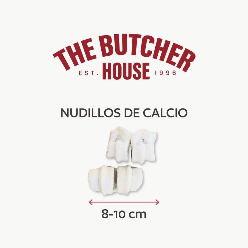 Hobbitalf Nudillo de Ternera de Calcio Pack 2 Snack Natural para Perros HOBBIT.ALF Mascotas-Ávila