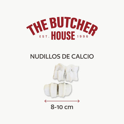 Hobbitalf Nudillo de Ternera de Calcio Pack 2 Snack Natural para Perros HOBBIT.ALF Mascotas-Ávila