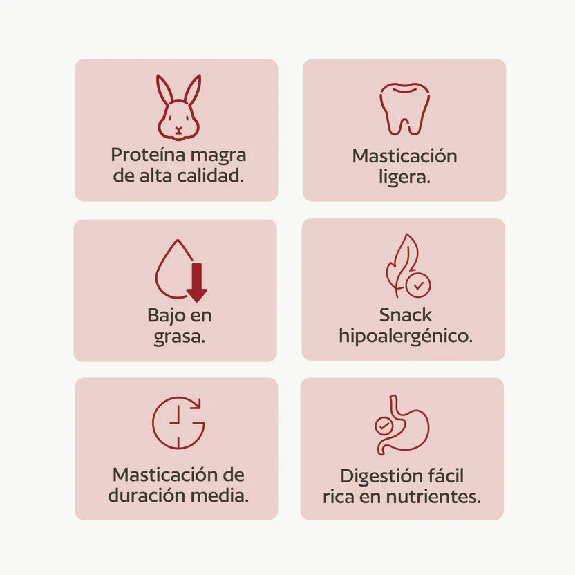 Hobbitalf Orejas de Liebre 3 uds Snack Natural para Perros HOBBITALF Mascotas-Ávila