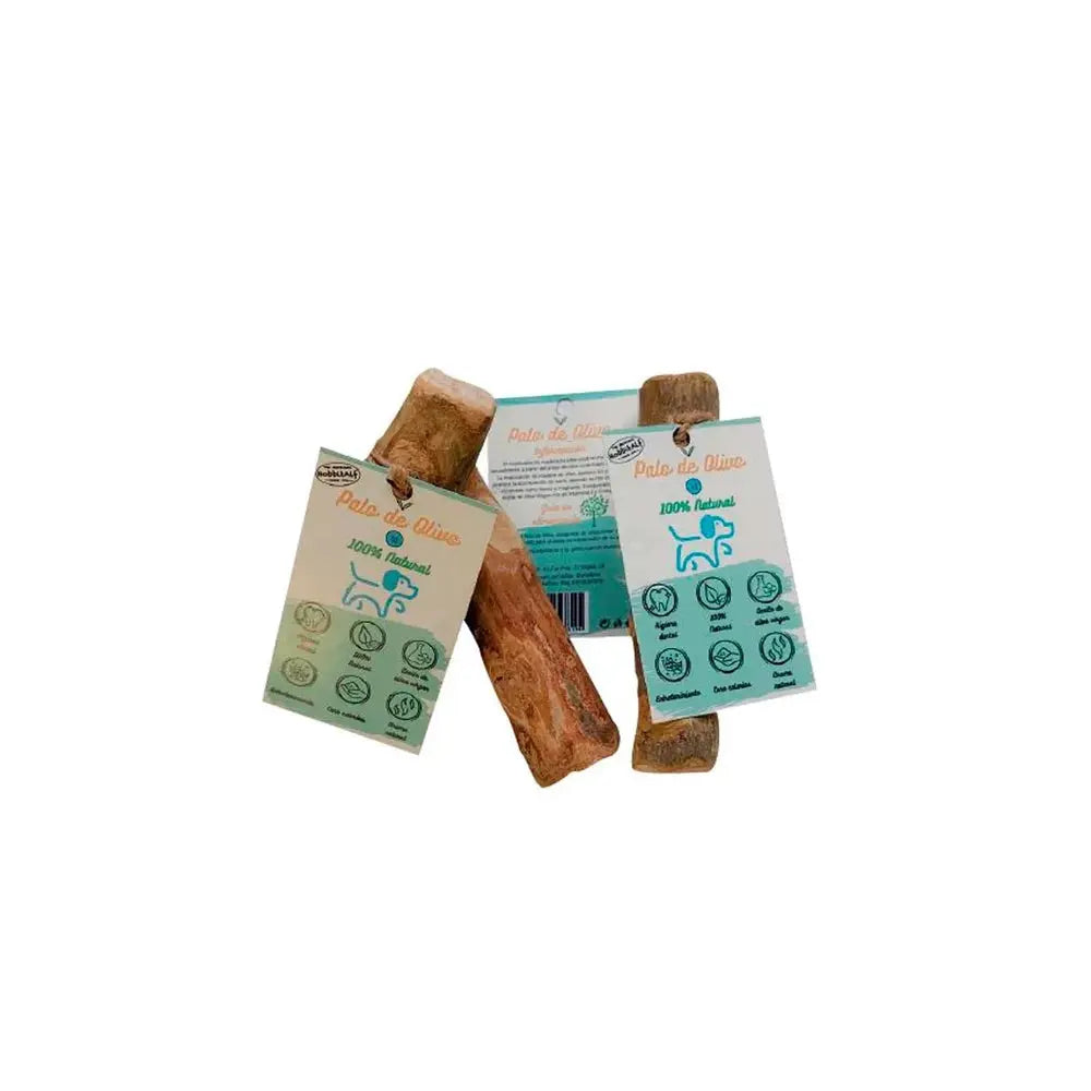 Hobbitalf Palo de Madera de Olivo Snack Natural para Perros HOBBITALF Mascotas-Ávila